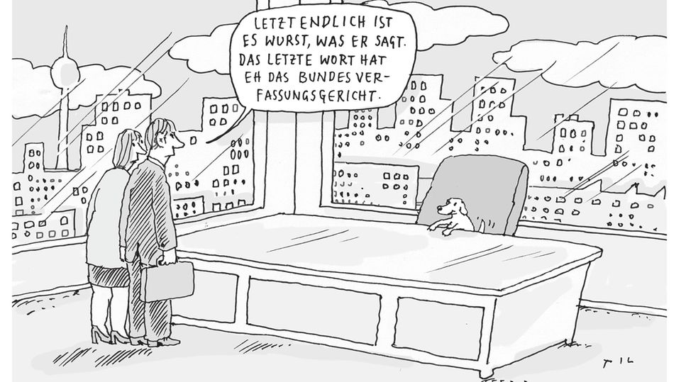 Til Mette: Cartoon of the week