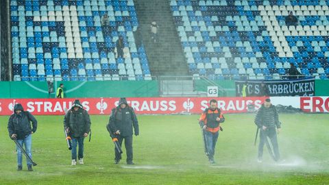 Even the use of lab blowers could not prevent the cancellation of the DFB Cup game